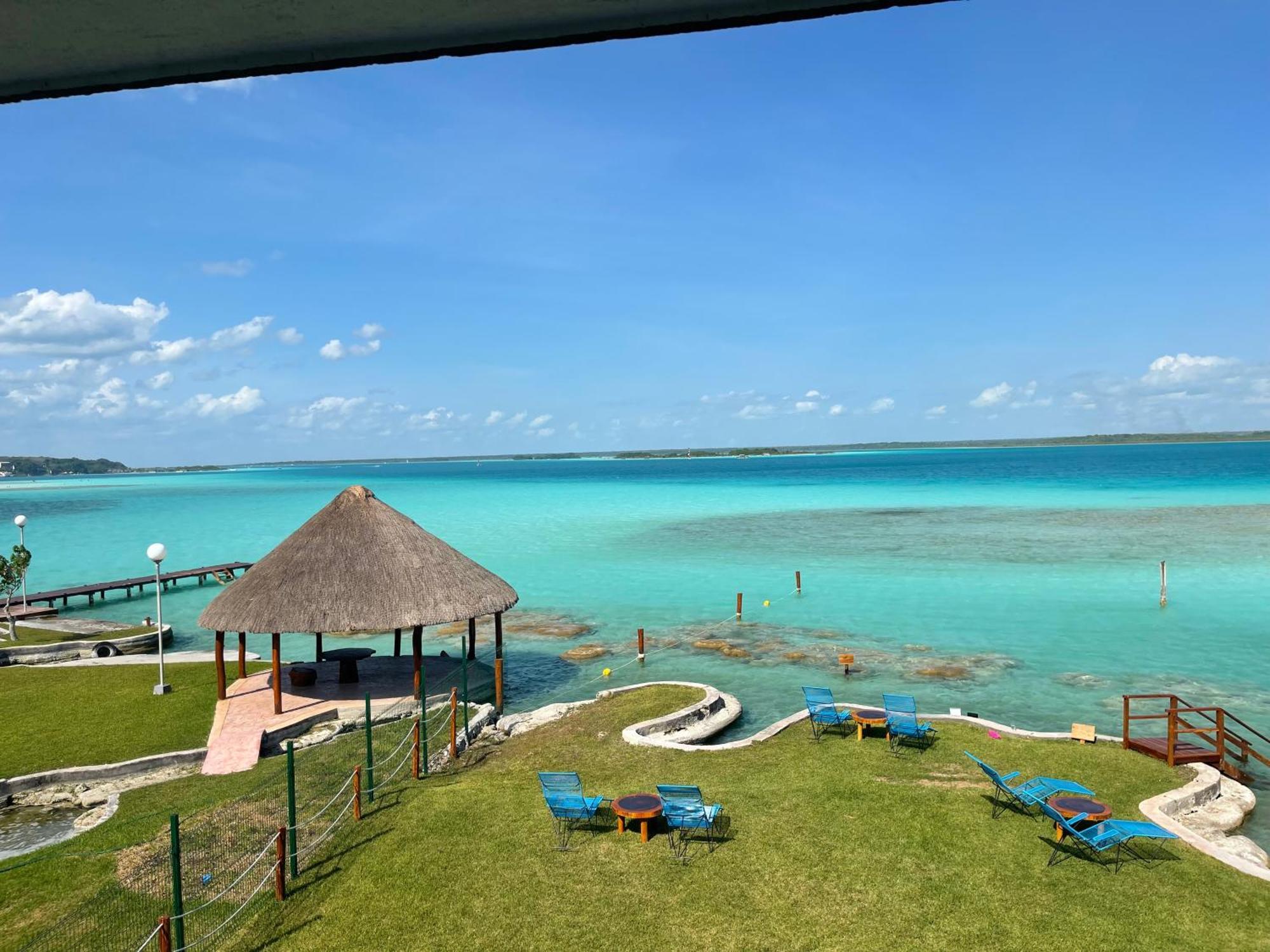Blue Caribe Bacalar Front Lagoon Eksteriør bilde