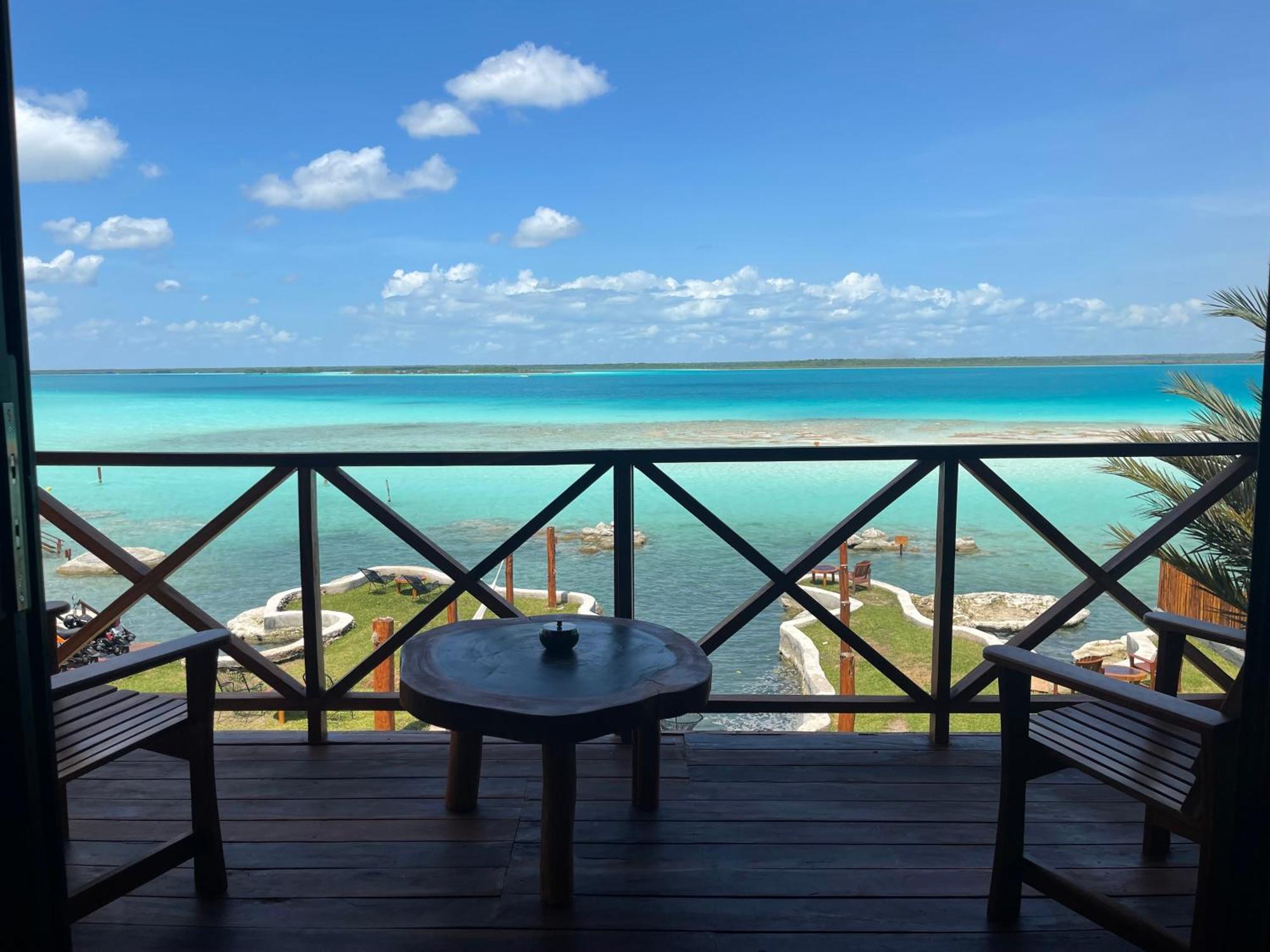 Blue Caribe Bacalar Front Lagoon Eksteriør bilde